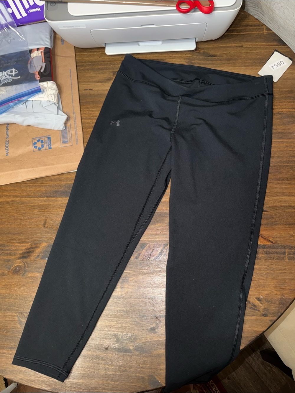 Under Armour Girls Black Performance Leggings